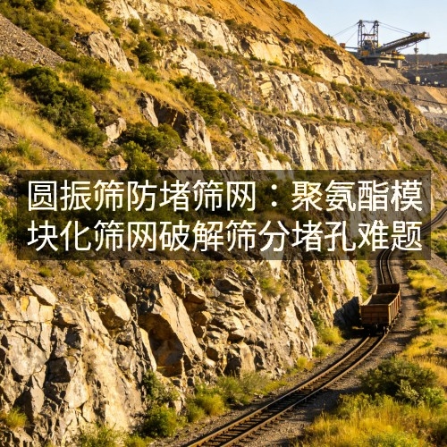 圓振篩防堵篩網(wǎng)：聚氨酯模塊化篩網(wǎng)破解篩分堵孔難題