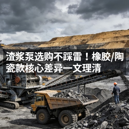 渣漿泵選購不踩雷！橡膠/陶瓷款核心差異一文理清