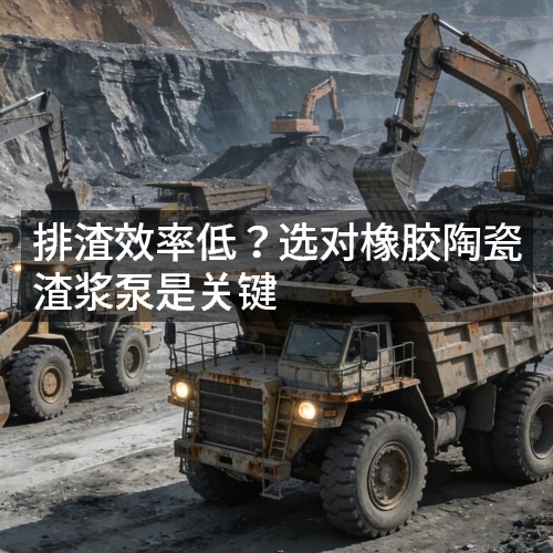 排渣效率低？選對橡膠陶瓷渣漿泵是關(guān)鍵