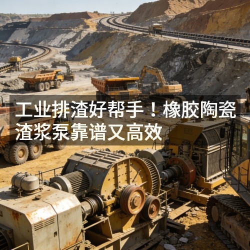 工業(yè)排渣好幫手！橡膠陶瓷渣漿泵靠譜又高效