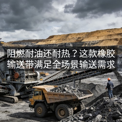 阻燃耐油還耐熱？這款橡膠輸送帶滿足全場景輸送需求
