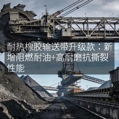 耐熱橡膠輸送帶升級(jí)款：新增阻燃耐油+高耐磨抗撕裂性能
