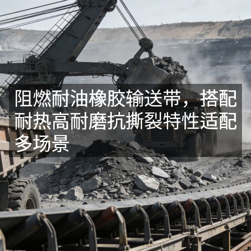 阻燃耐油橡膠輸送帶，搭配耐熱高耐磨抗撕裂特性適配多場(chǎng)景