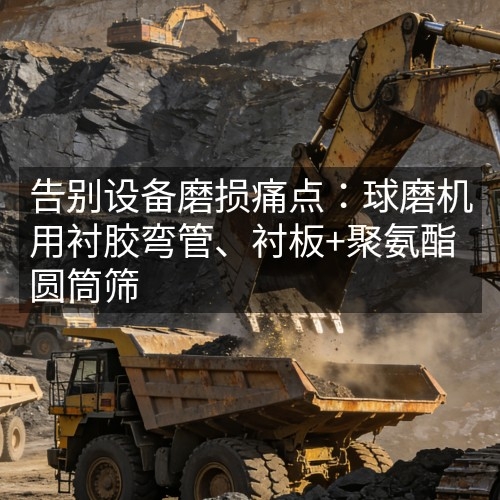告別設(shè)備磨損痛點：球磨機用襯膠彎管、襯板+聚氨酯圓筒篩