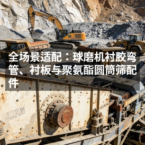 全場(chǎng)景適配：球磨機(jī)襯膠彎管、襯板與聚氨酯圓筒篩配件