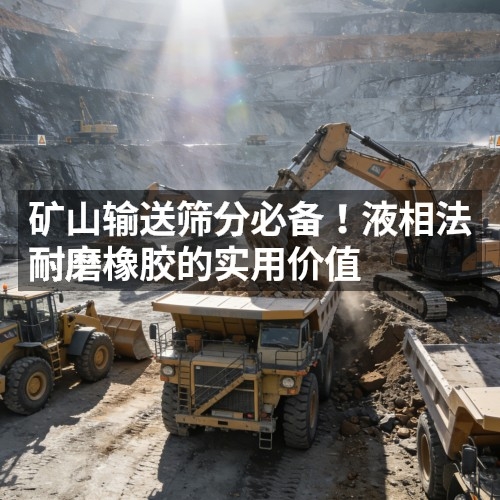 礦山輸送篩分必備！液相法耐磨橡膠的實(shí)用價(jià)值