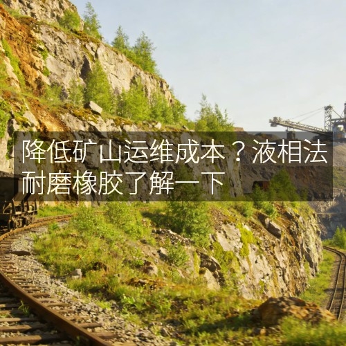降低礦山運(yùn)維成本？液相法耐磨橡膠了解一下