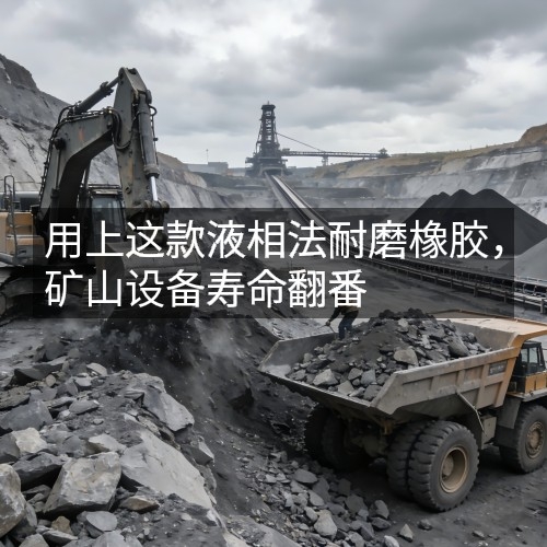 用上這款液相法耐磨橡膠，礦山設(shè)備壽命翻番