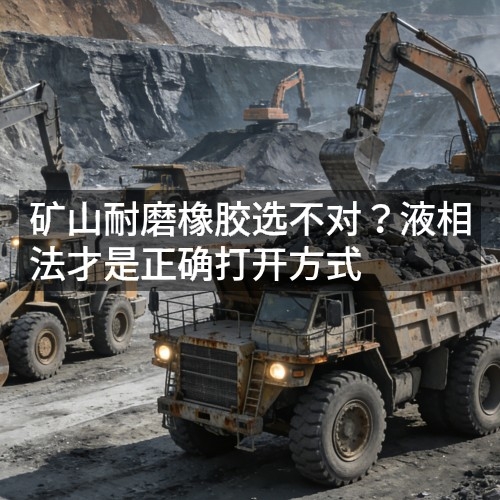 礦山耐磨橡膠選不對？液相法才是正確打開方式