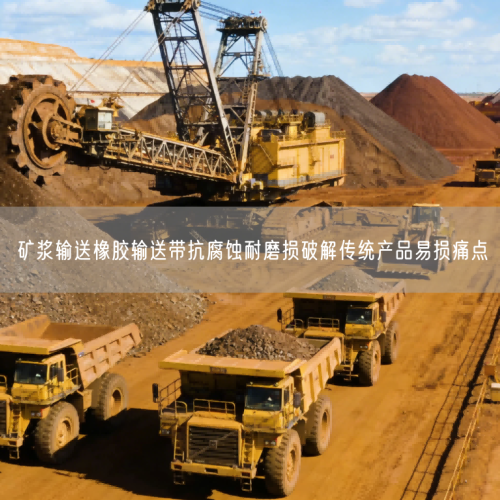 礦漿輸送橡膠輸送帶抗腐蝕耐磨損破解傳統(tǒng)產(chǎn)品易損痛點(diǎn)