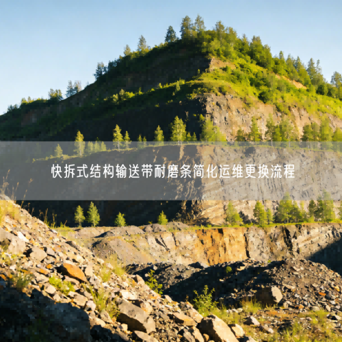 快拆式結(jié)構(gòu)輸送帶耐磨條簡化運(yùn)維更換流程