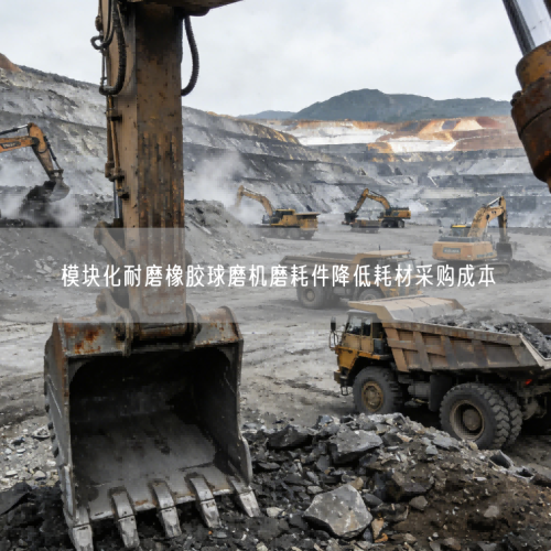 模塊化耐磨橡膠球磨機磨耗件降低耗材采購成本