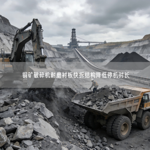 銅礦破碎機耐磨襯板快拆結(jié)構(gòu)降低停機時長